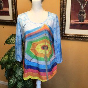 Sun Bay Breezy 3/4 Sleeve Umbrella Top